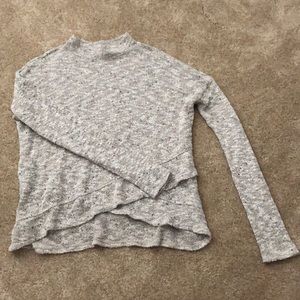 thin mock neck sweater